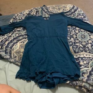 blue romper